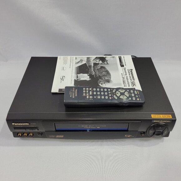 Panasonic PV-9662 Hi-Fi Stereo VHS VCR Video Cassette Recorder & Remote Control - Picture 1 of 1